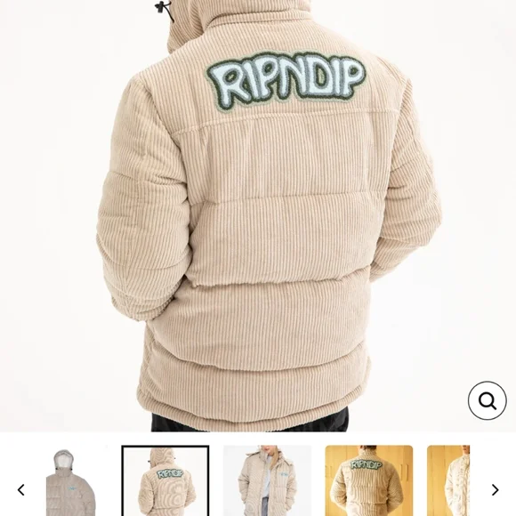 NWOT-Unisex RipNDip Puffer Jacket - Picture 3 of 16